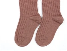 Lil Atelier strømper burlwood uld (2-pak)